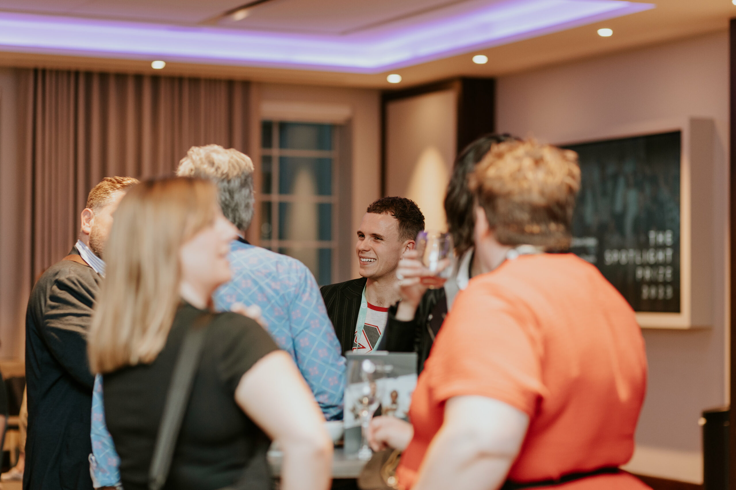 Casting directors networking with each other at the Spotlight Prize 2023