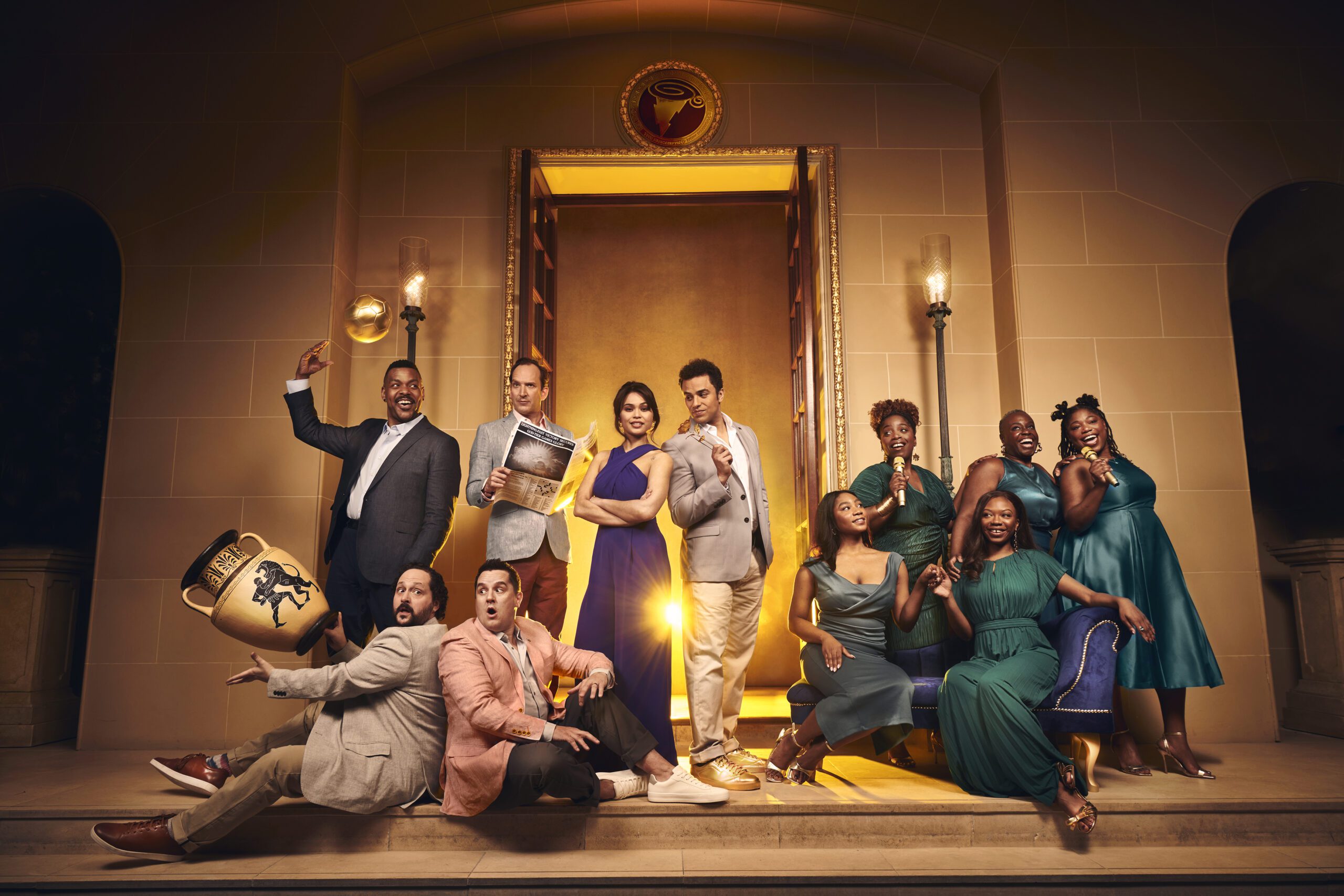 The cast of Disney's 'Hercules the Musical' for the West End