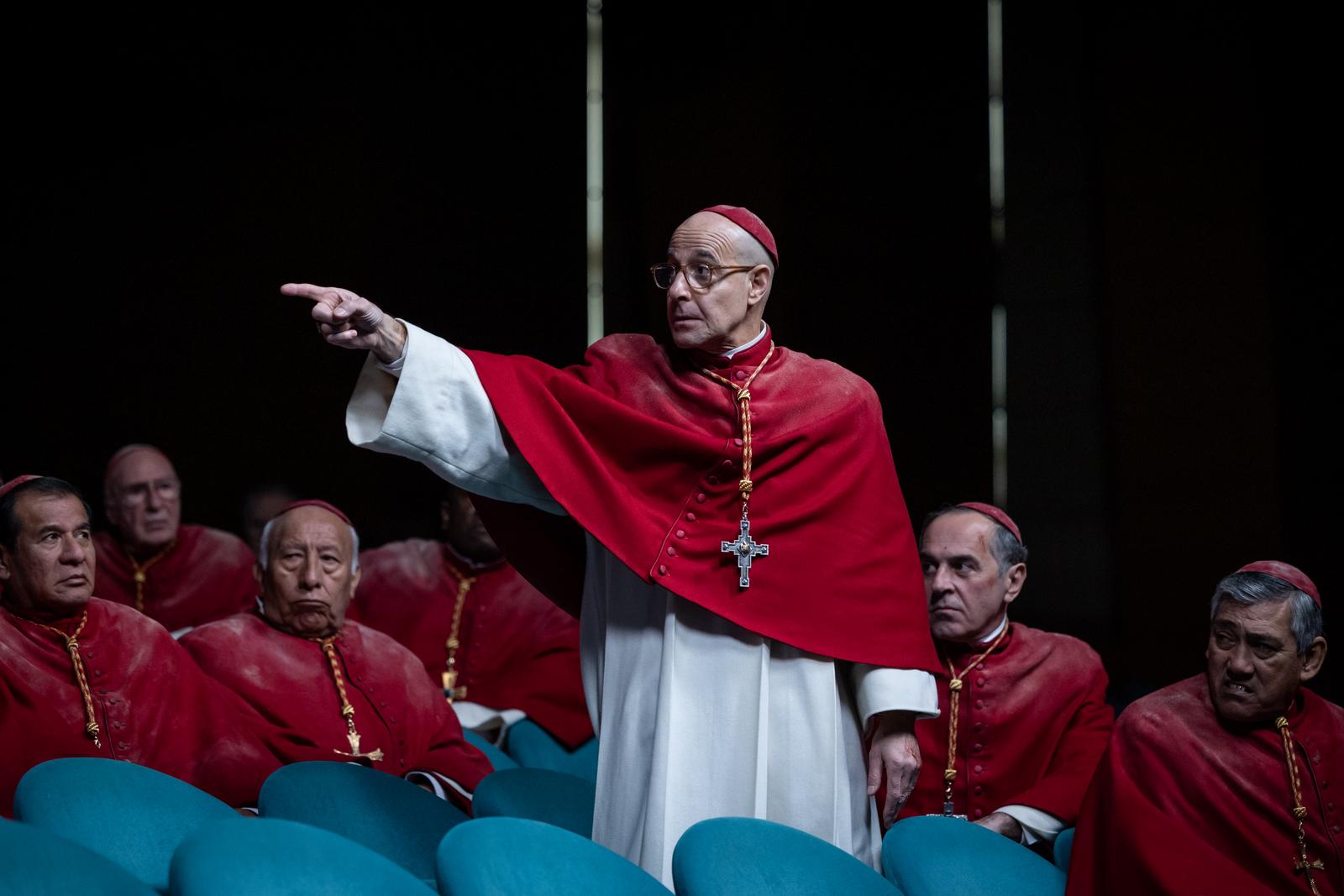 Stanley Tucci as Cardinal Bellini in 'Conclave'