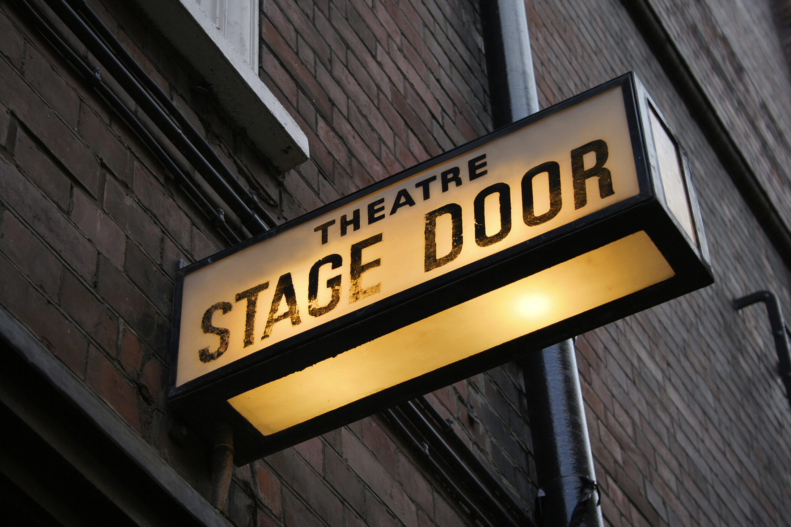 Regional theatre stage door