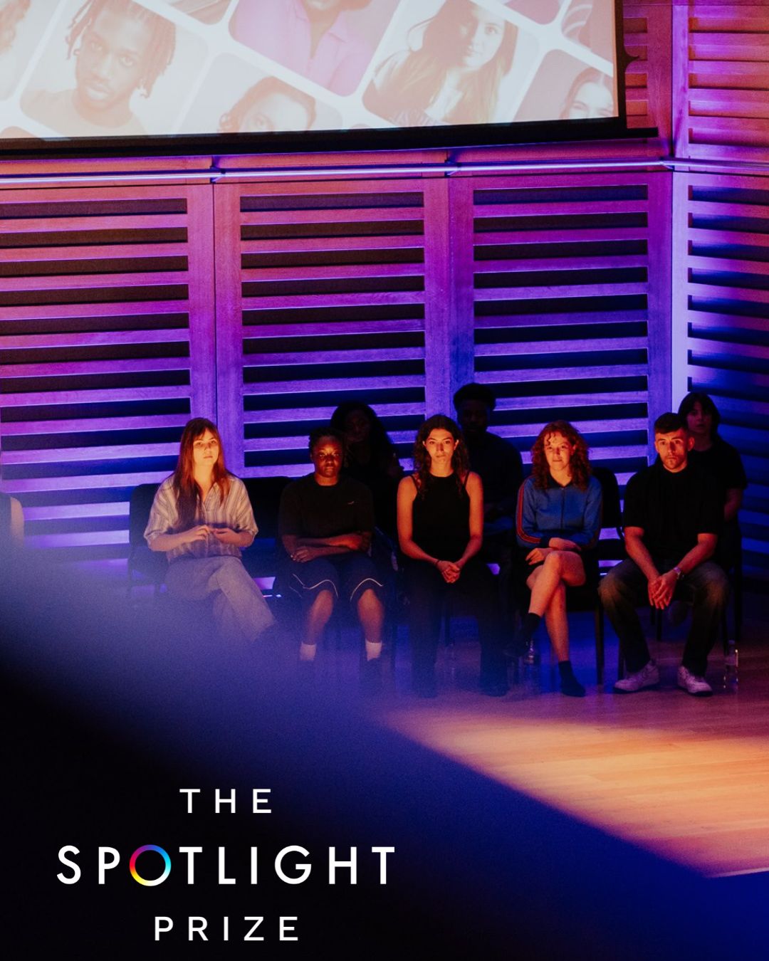 Spotlight Prize finalists waiting before their showcase